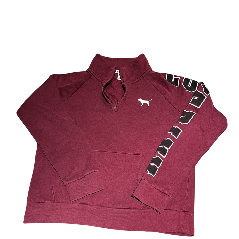 VS PINK 1/4 zip sweatshirt